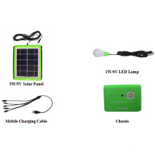 Kit de Iluminação Solar 3.7V8000mAh Bateria Li-ion